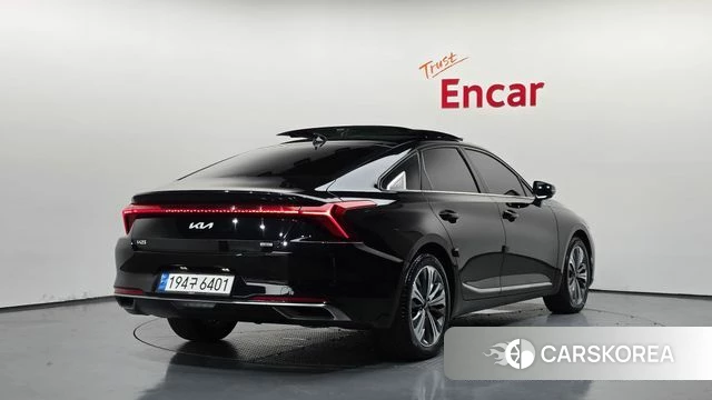 Kia K8 Hybrid 2024 Черный из Кореи