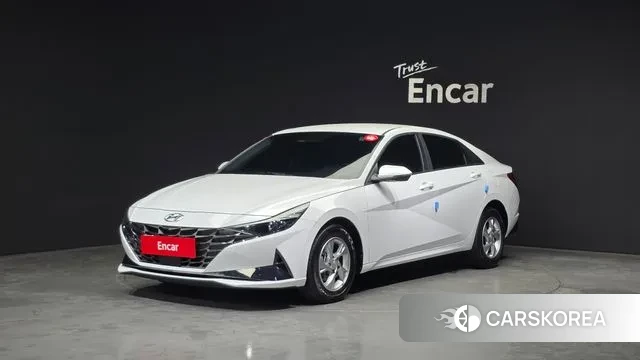 Hyundai Avante (CN7) 2021 Белый из Кореи