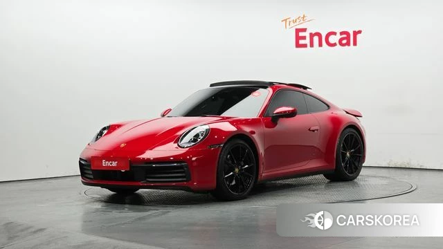 Porsche 911(992) 2021 Красный из Кореи