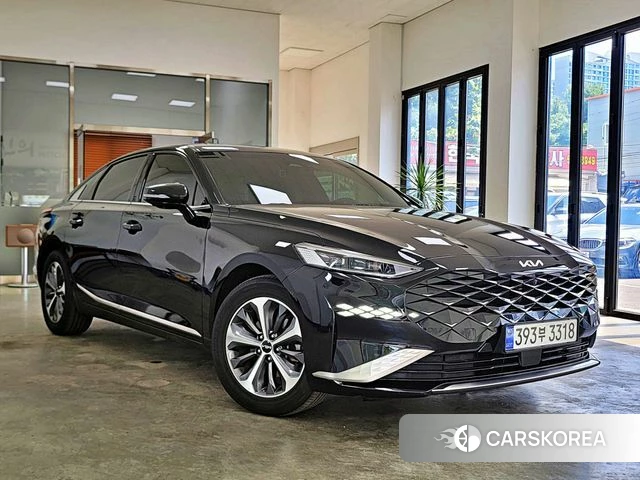 Kia K8 Hybrid 2023 Черный из Кореи