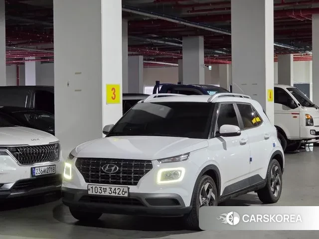 Hyundai Venue 2020 Белый из Кореи