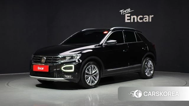 Volkswagen T-Roc 2021 Черный из Кореи