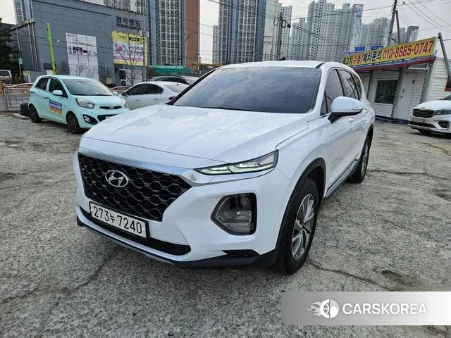 Hyundai Santa Fe TM 2019 Белый из Кореи