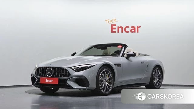 Mercedes-Benz SL-Class R232 2023 Серебристо-серый из Кореи