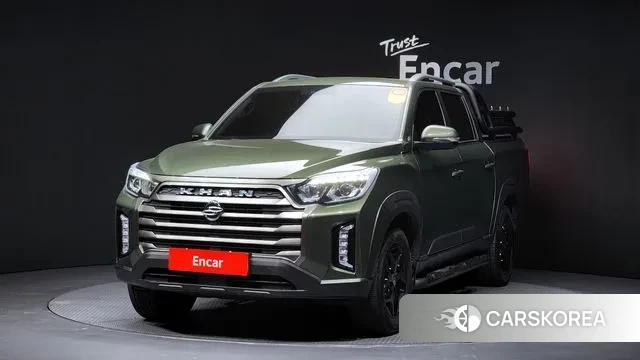 Ssangyong The New Rexton Sports Cannes 2021 Темно-зеленый из Кореи