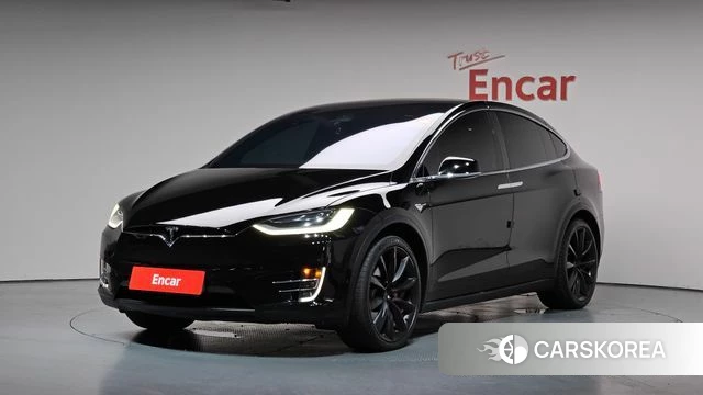 Tesla Model X 2020 Черный из Кореи