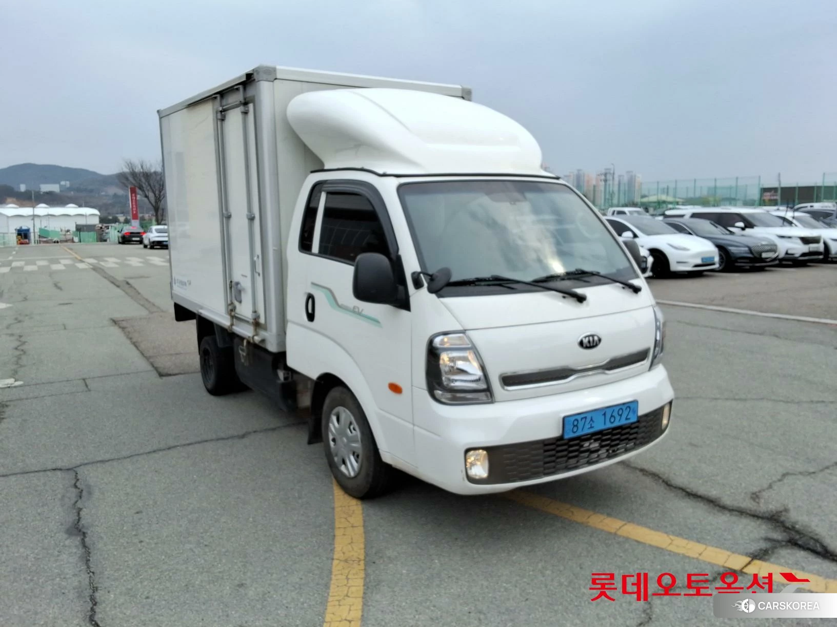 Kia Bongo Ⅲ EV Plus Built-in Car 2021 Белый из Кореи