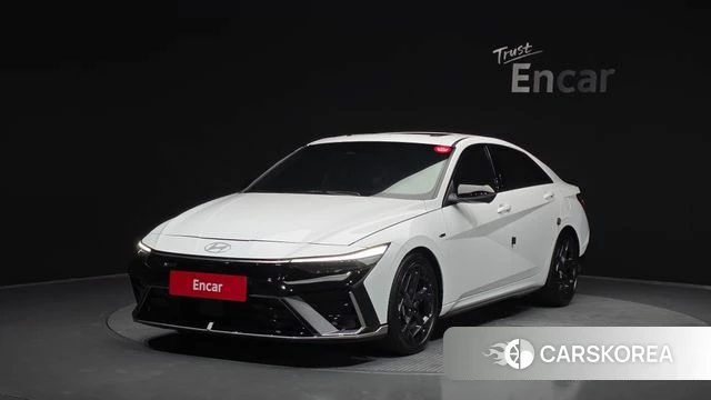 Hyundai The New Avante (CN7) 2025 Белый из Кореи