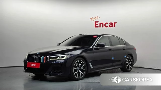 BMW 5 Series (G30) 2021 Черный из Кореи