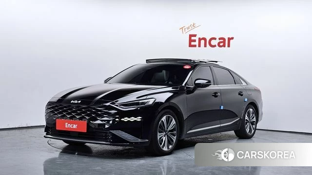 Kia K8 Hybrid 2023 Черный из Кореи