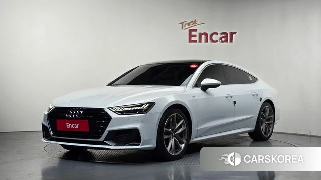 Audi A7 (4K) 2020 Белый из Кореи
