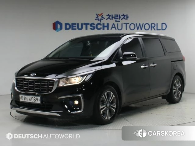 Kia The New Carnival 2018 Черный из Кореи