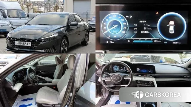 Hyundai Avante (CN7) 2020 Серый из Кореи