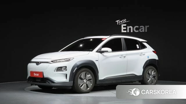 Hyundai Kona Electric 2018 Белый из Кореи