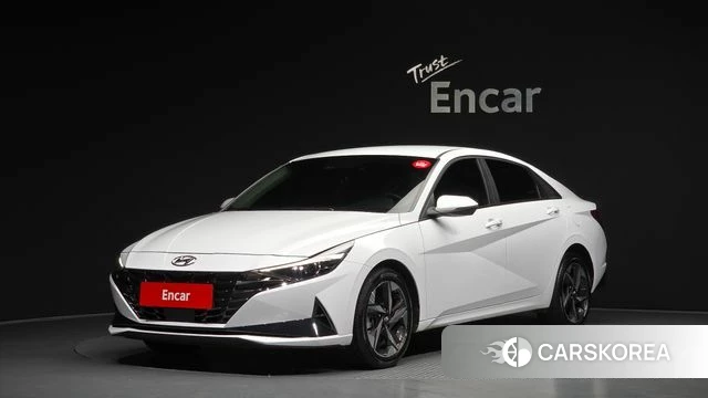 Hyundai Avante (CN7) 2020 Белый из Кореи