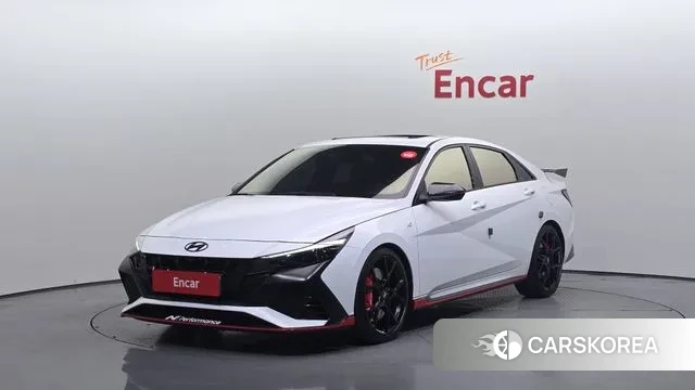 Hyundai Avante (CN7) 2021 Белый из Кореи