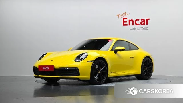 Porsche 911(992) 2021 Желтый из Кореи
