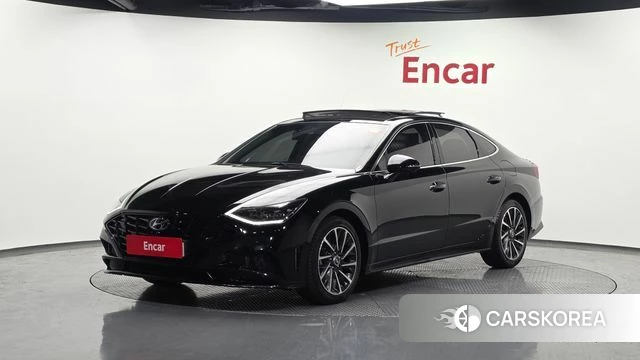 Hyundai Sonata (DN8) 2022 Черный из Кореи