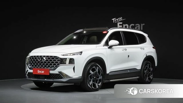 Hyundai The New Santa Fe 2021 Белый из Кореи