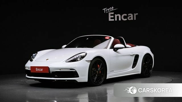 Porsche 718 Boxster 2019 Белый из Кореи