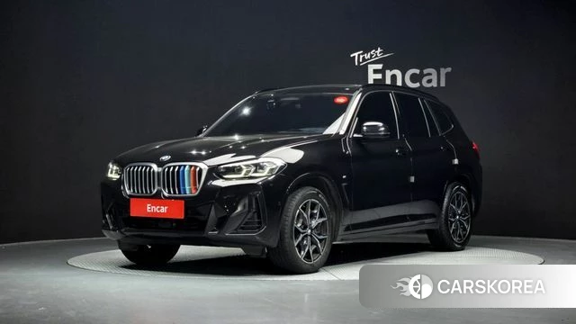 BMW X3 (G01) 2022 Черный из Кореи