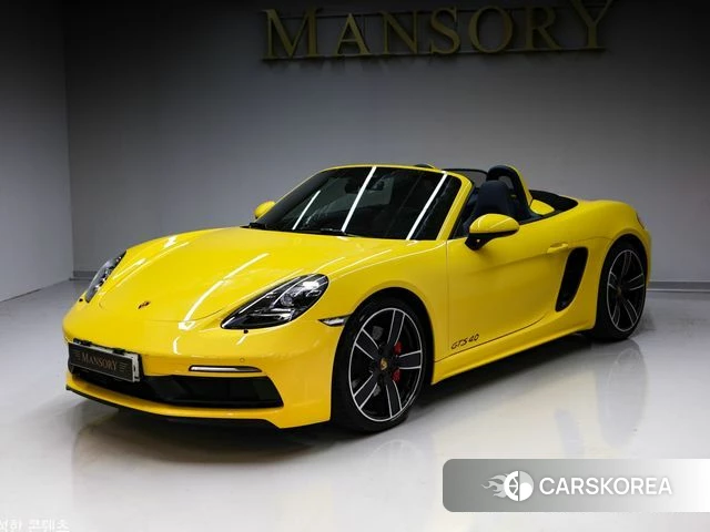 Porsche 718 Boxster 2021 Желтый из Кореи