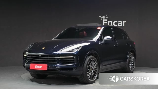 Porsche Cayenne (PO536) 2019 Синий из Кореи
