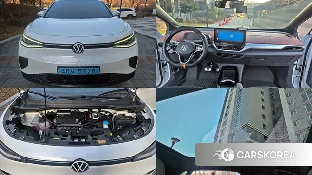 Volkswagen ID.4 2023 Белый из Кореи