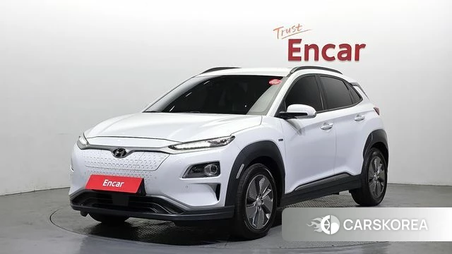 Hyundai Kona Electric 2019 Белый из Кореи