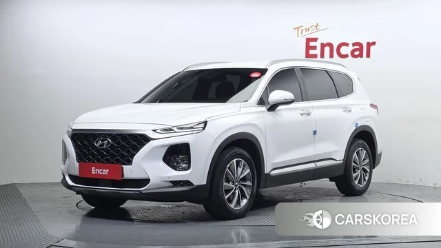 Hyundai Santa Fe TM 2019 Белый из Кореи