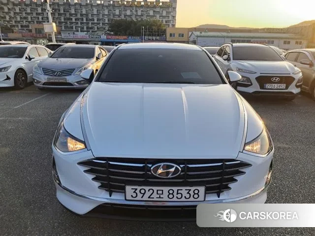 Hyundai Sonata (DN8) 2021 Белый из Кореи
