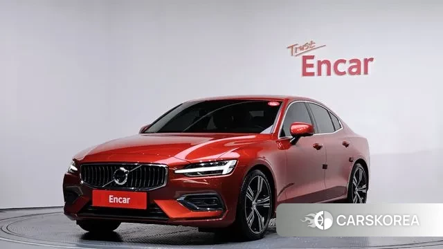 Volvo S60 3rd generation 2020 Красный из Кореи