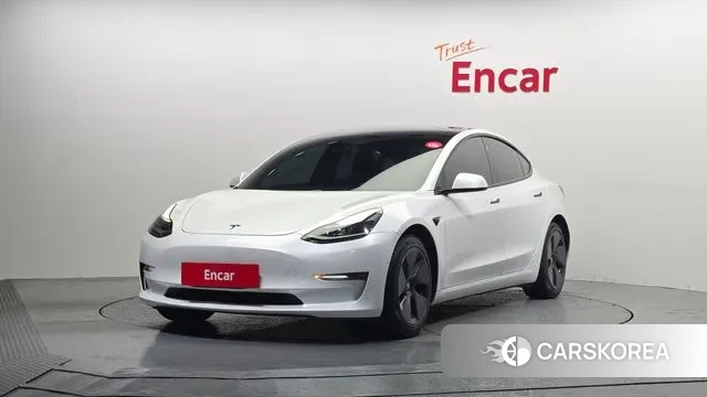 Tesla Model 3 2021 Белый из Кореи