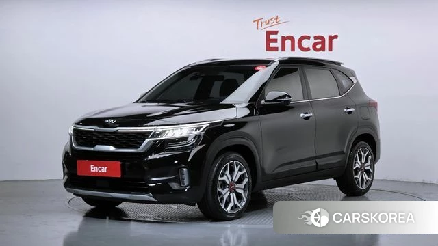 Kia Seltos 2020 Черный из Кореи