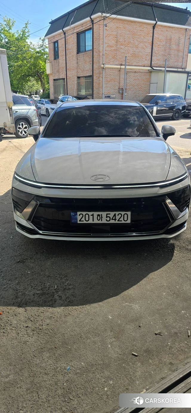 Hyundai Sonata D Edge (DN8) 2025 Белый из Кореи