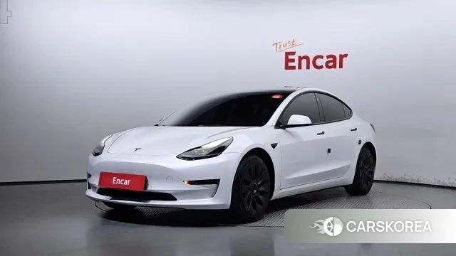Tesla Model 3 2022 Белый из Кореи