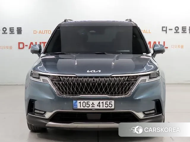 Kia Carnival 4th generation 2023 Небесно-голубой из Кореи