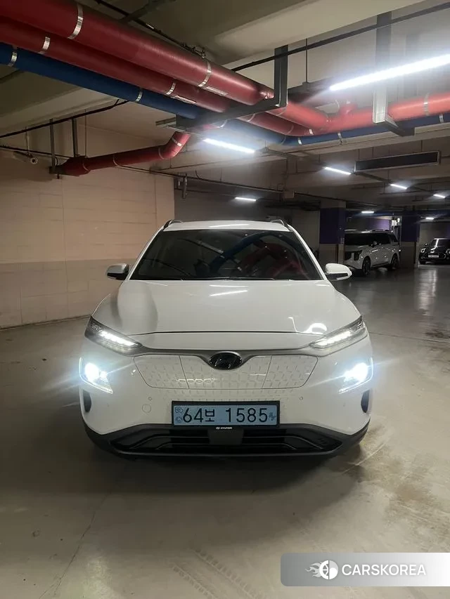 Hyundai Kona Electric 2020 Белый из Кореи