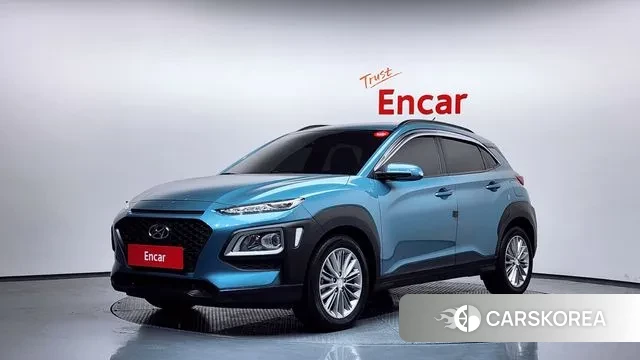 Hyundai Kona 2018 Небесно-голубой из Кореи
