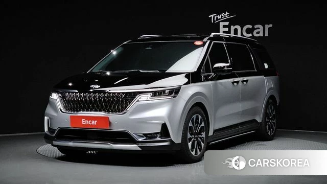 Kia Carnival 4th generation 2020 Серебряный двухцветный из Кореи