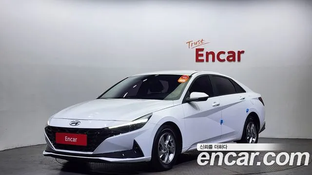 Hyundai Avante (CN7) 2020 Белый из Кореи