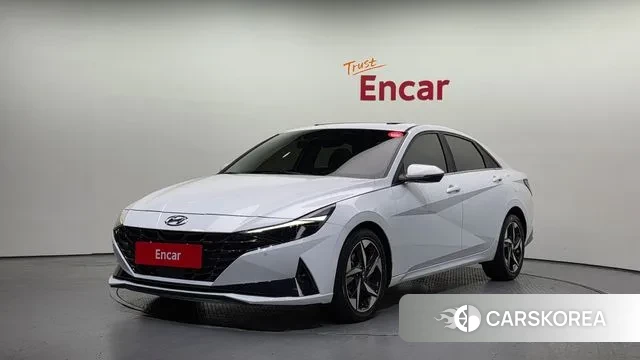 Hyundai Avante (CN7) 2020 Белый из Кореи