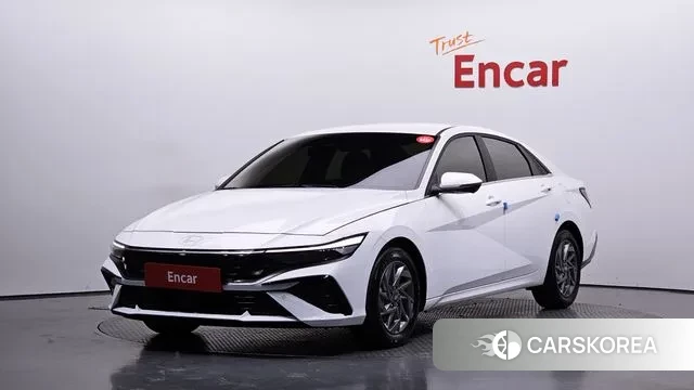 Hyundai The New Avante (CN7) 2023 Белый из Кореи