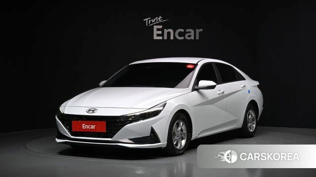 Hyundai Avante (CN7) 2021 Белый из Кореи