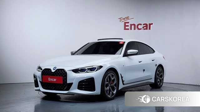 BMW 4 Series (G22) 2021 Белый из Кореи