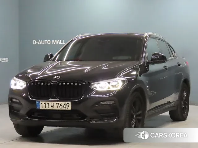 BMW X4 (G02) 2020 Черный из Кореи