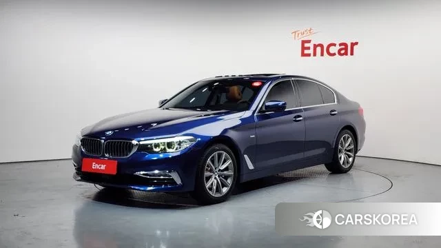 BMW 5 Series (G30) 2018 Синий из Кореи