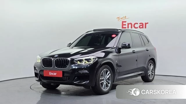 BMW X3 (G01) 2018 Черный из Кореи