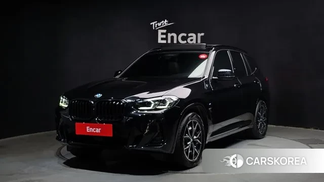 BMW X3 (G01) 2023 Черный из Кореи