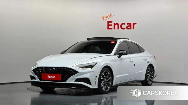 Hyundai Sonata (DN8) 2022 Белый из Кореи